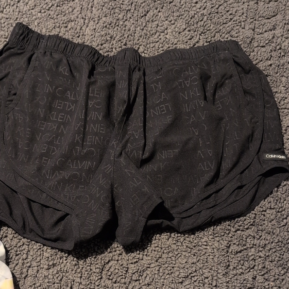 Calvin Klein Black and Abstract Shorts Trio - Picture 4 of 5
